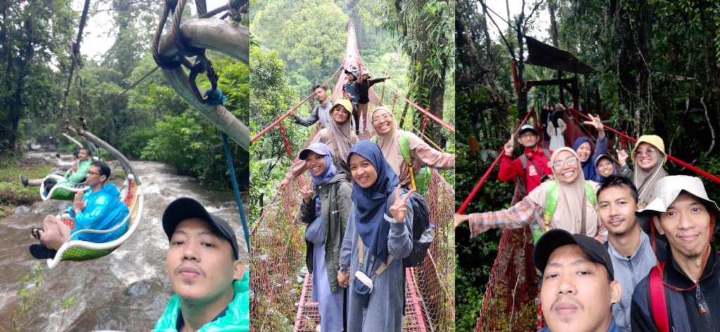 Keranjang Sultan dan Jembatan Merah Situ Gunung