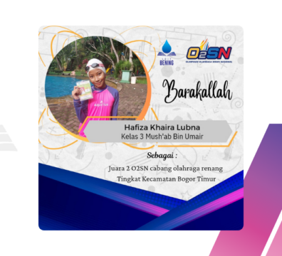 Juara O2SN Cabang Olahraga Renang 2024