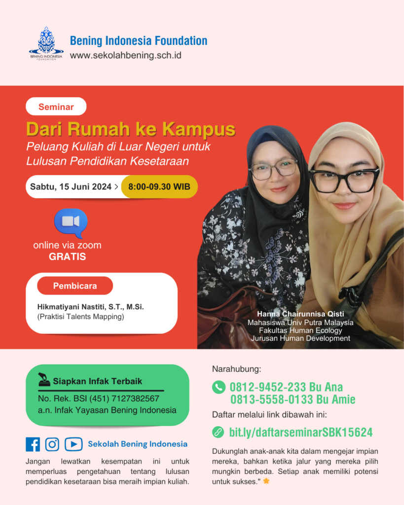 Seminar Dari Rumah ke Kampus