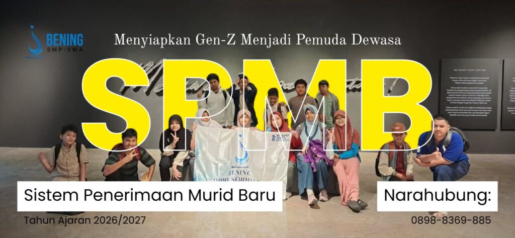 Penerimaan Murid Baru 2026-2027 Homeschooling SPMB SMP SMA Bening banner web
